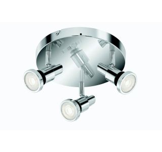 DEKORATIVNI LED REFLEKTOR SPOT CHROME 3X4W GU10 WW IP44