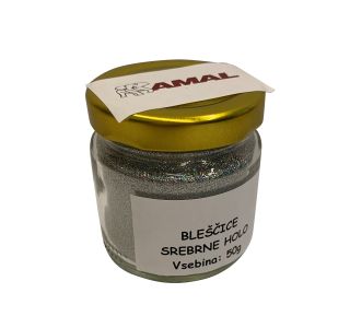 DEKORATIVNA BARVA AMAL SREBRNE BLEŠČICE HOLO 50G