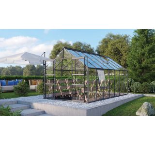 STEKLEN RASTLINJAK VITAVIA MERIDIAN 2 11500 ESG3MM ČRNA 2.6X4.4M