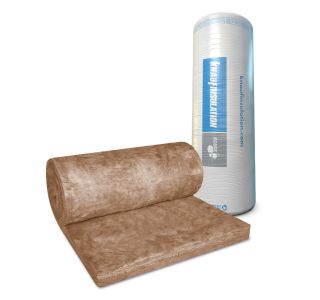 STEKLENA VOLNA ZA STROP KNAUFINSULATION NATUROLL PLUS 8 CM ROLA= 12.24 PAL= 293.76