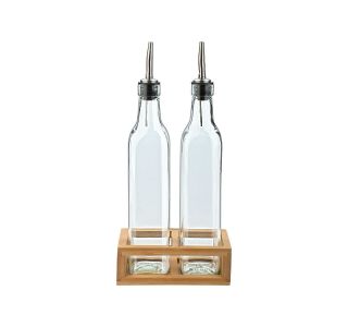 STEKLENICA ZA VLAGANJE ESTIA SET STEKLENIC ZA OLJE+KIS 500 ML 01-20156