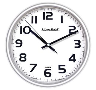 STENSKA URA TIMEGOLD TIMEGOLD 28CM SIVA