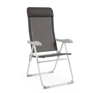 STOL ZA KAMPIRANJE YES EVERYDAY CAYO CHARCOAL DECKCHAIR HIGH BACK