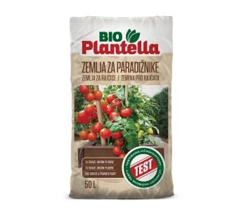 SUBSTRAT ZA PRIDELAVO BIO PLANTELLA ZEMLJA ZA PARADIŽNIKE 50L