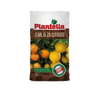 SUBSTRAT PLANTELLA ZEMLJA 10L ZA CITRUSE IN MEDITERANSKE RASTLINE