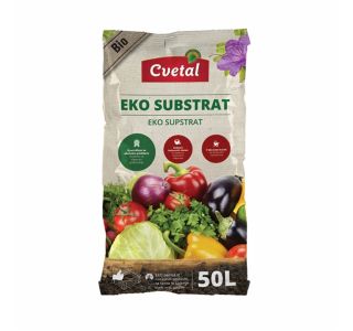 SUBSTRAT ZA PRIDELAVO CVETAL EKO SUBSTRAT 50L