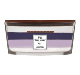 SVEČA V KOZARCU WOODWICK TRILOGY WW ELIPSE EVENING LUXE