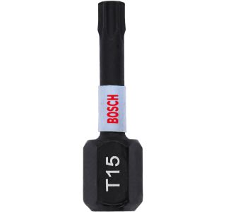 TORX NASTAVEK C6,3 BOSCH T15 25 MM 2 KOS IMPACT CONTROL