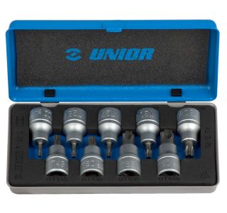 TORX NASTAVEK 12,7MM UNIOR T20-T60 9 DELNA ART. 192/12