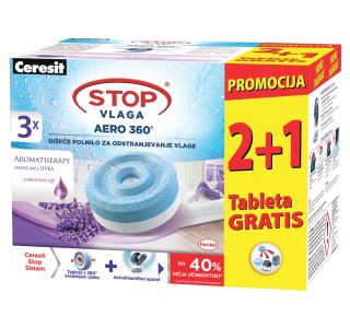 CERESIT STOP VLAGI -  AERO 360° SIVKA 3X450 G  2 + 1 GRATIS