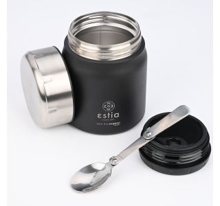 TERMO STEKLENICA, POSODA ESTIA LONČEK ZA KOSILO 0.5 L 01-21658 MIDNIGHT BLACK