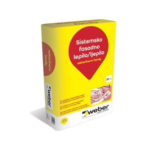 FASADNO LEPILO WEBER THERM FAMILY WL. BELO LAHKO LEPILO. 17 KG
