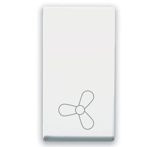 TIPKA PLANA BELA, INDIKATOR 1M, VENTILATOR