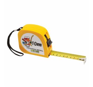 TRAČNI METER Z ZAPONKO TOVARNA MERIL KOVINE 10M X 25 MM