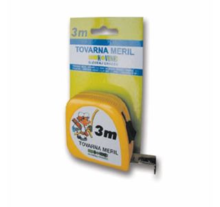 TRAČNI METER Z ZAPONKO TOVARNA MERIL KOVINE 3M X 13 MM