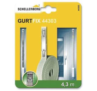 SCHELLENBERG SET ZA POPRAVILO TRAKU ROLET 14MM/4.3 M SIV