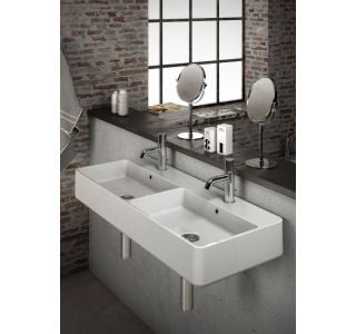 UMIVALNIK OLYMPIA TRATTO 100X41X14 CM STENSKI, DVOJNI