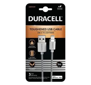 USB KABEL DURACELL USB-A V LIGHTNING 1M BEL