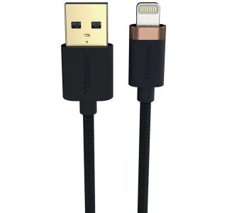 USB KABEL DURACELL USB-A V LIGHTNING 1M ČRN