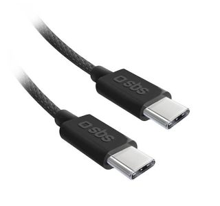 USB KABEL SBS KABEL TYPE-C TO TYPE-C 1.5M ČRN
