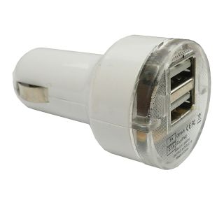 CARCOMMERCE USB POLNILEC 12/24V (1X 2100MA, 1X 1000MA)