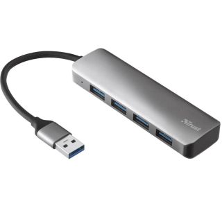 USB RAZDELILEC (HUB) TRUST HALYX ALUMINI 4 USB 3.2