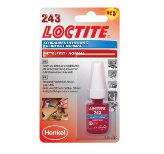 VAROVALO NAVOJNIH ZVEZ HENKEL ACM LOCTITE 243 BC 5ML DE/FR 5 ML