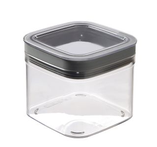 VEČNAMENSKA DOZA CURVER 0.8L 12X12X10 CM DRY CUBE TRANSPARENT SIVA