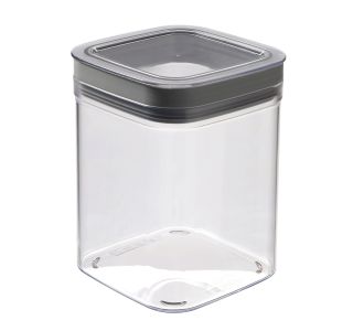 VEČNAMENSKA DOZA CURVER 1.3L 12X12X15 CM DRY CUBE TRANSPARENT SIVA