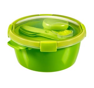 POSODA ZA SHRANJEVANJE CURVER 1.6 LIT SET LUNCH TO GO ZELENE BARVE