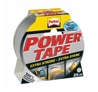 VEČNAMENSKI LEPILNI TRAK HENKEL ACC PATTEX POWER TAPE SREBRNO SIV 25 M