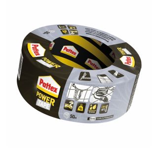 VEČNAMENSKI LEPILNI TRAK HENKEL ACC PATTEX POWER TAPE SREBRNO SIV 50 M