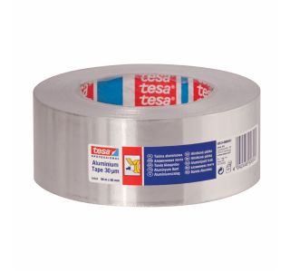 VEČNAMENSKI LEPILNI TRAK TESA ALUMINIJASTI Z LINERJEM 50 M X 50 MM