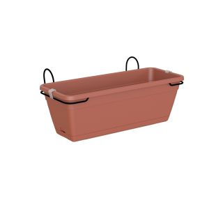 PE KORITO Z VODNO REZERVO VENEZIA BALKONSKI SET TERRACOTTA 60X27CM