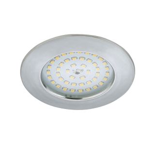 VGRADNA STROPNA SVETILKA PRISMA 1X10.5W LED, FI=100 MM ALUMINIJ, OKR., IP44