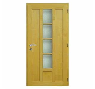 VHODNA LESENA VRATA MQ KLASIK 1100X2100 MM DESNA SMREKA