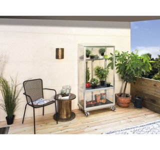 VITAVIA POLIS BALCONY GREENHOUSE 350 ESG ROLL FOUNDATION, ALU