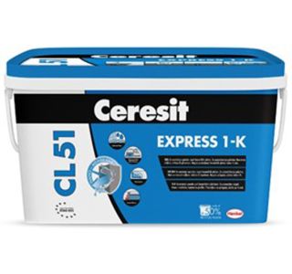 VODOTESNA MASA HENKEL ACB CERESIT CL 51 EXPRESS 1-K 5 KG - TEKOČA FOLIJA