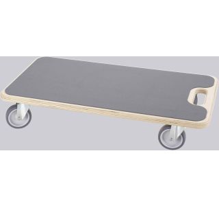 ROČNI VOZIČEK DÖRNER + HELMER VOZIČEK Z LESENO PLOŠČO 590X290MM MEHKA TLA 200KG