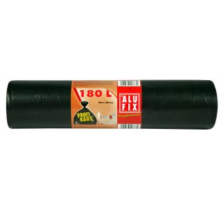 VREČKE ZA SMETI ALUFIX PROFI ČRNE 180 L 10/1 80X120 CM