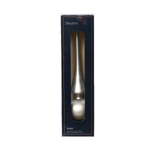 VRH ZA JELKO DECORIS ŠPICA 26 CM SIVA