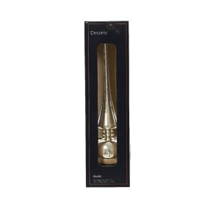 VRH ZA JELKO DECORIS ŠPICA 26 CM SREBRNA SIJOČA