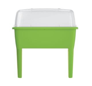 VISOKA GREDA, UMETNA MASA BLUMAX RASPANA ZELENA S POKROVOM. 77X38.7X82 CM