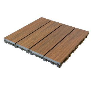 KLIK PLOŠČA 3D TEMNO RJAVA 300X300X25 MM