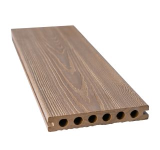 WPC DESKA ZA TERASO BAMBUSWPC RJAVA 3D 2200X140X23 MM