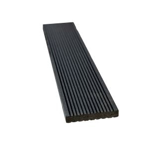 WPC DESKA ZA TERASO BAMBUSWPC STRANSKA BLENDA ANTRACIT 2200X72X12 MM OZKO/ŠIROKO