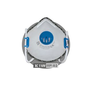 ZAŠČITNA RESPIRATOR MASKA OXYLINE XC 110 V FFP1 Z VENTILOM IN AKTIVNIM OGLJEM 3 KOS