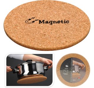 PODSTAVEK ZA VROČO POSODO IZ PLUTE, Z  MAGNETOM