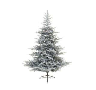 ZASNEŽENA NOVOLETNA JELKA GRANDIS FIR IZ UMETNE MASE, VIŠINE 210 CM