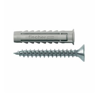 ZIDNI VLOŽEK Z VIJAKOM FISCHER SX 6 X 30 SK VLOŽEK + VIJAK 4.5X40